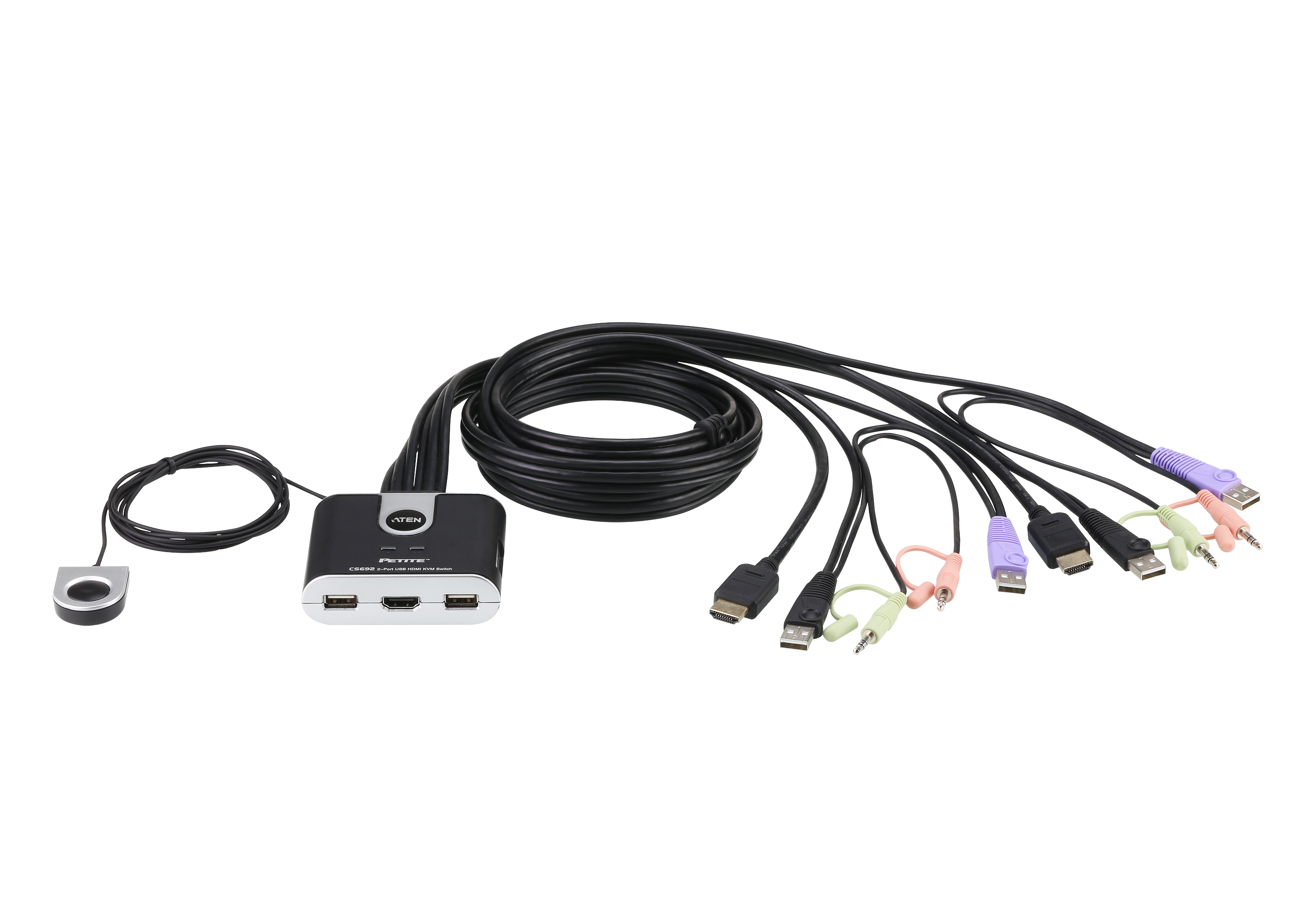 Image of ATEN CS692 KVM switch Black