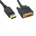 eNet Components DPM-DVIM-6F video cable adapter 71.7" (1.82 m) DisplayPort DVI Black