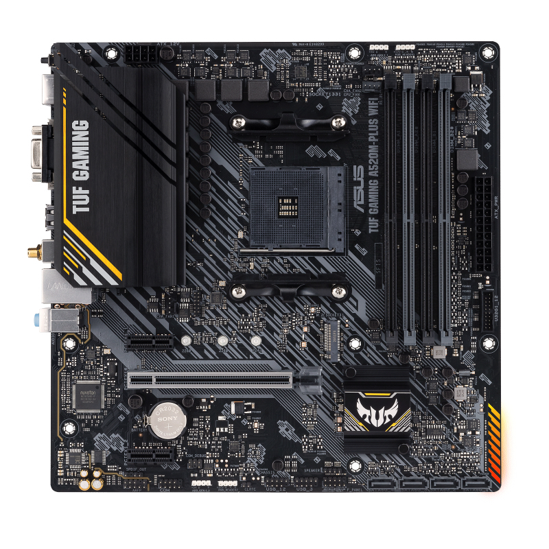 Image of ASUS TUF GAMING A520M-PLUS WIFI AMD A520 Socket AM4 micro ATX