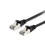 Equip Cat.6A S/FTP Patch Cable, 20m, Black