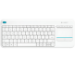 Logitech K400 Plus teclado RF inalámbrico QWERTY Blanco