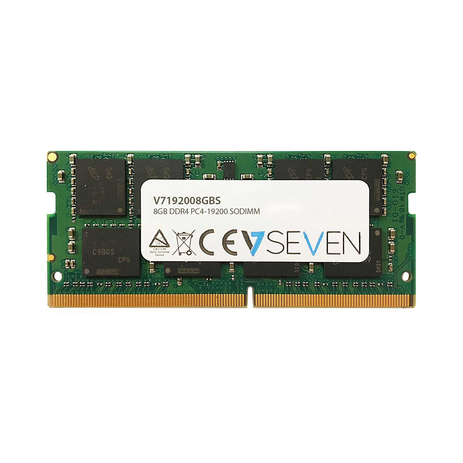 Image of V7 8GB DDR4 PC4-19200 - 2400MHz SO-DIMM Notebook Memory Module -...