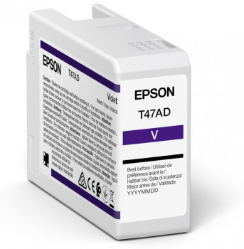 Image of Epson C13T47AD00/T47AD Ink cartridge violet 50ml for Epson SC-P 900