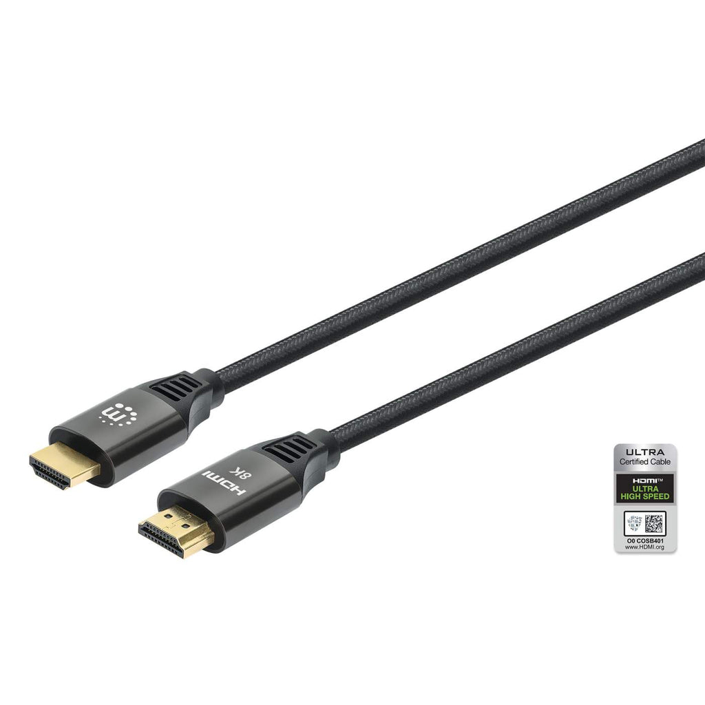 Image of Manhattan HDMI Cable with Ethernet, 8K@60Hz (Ultra High Speed), 2m...