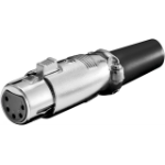 Goobay Microphone Jack, XLR female (5-pin)