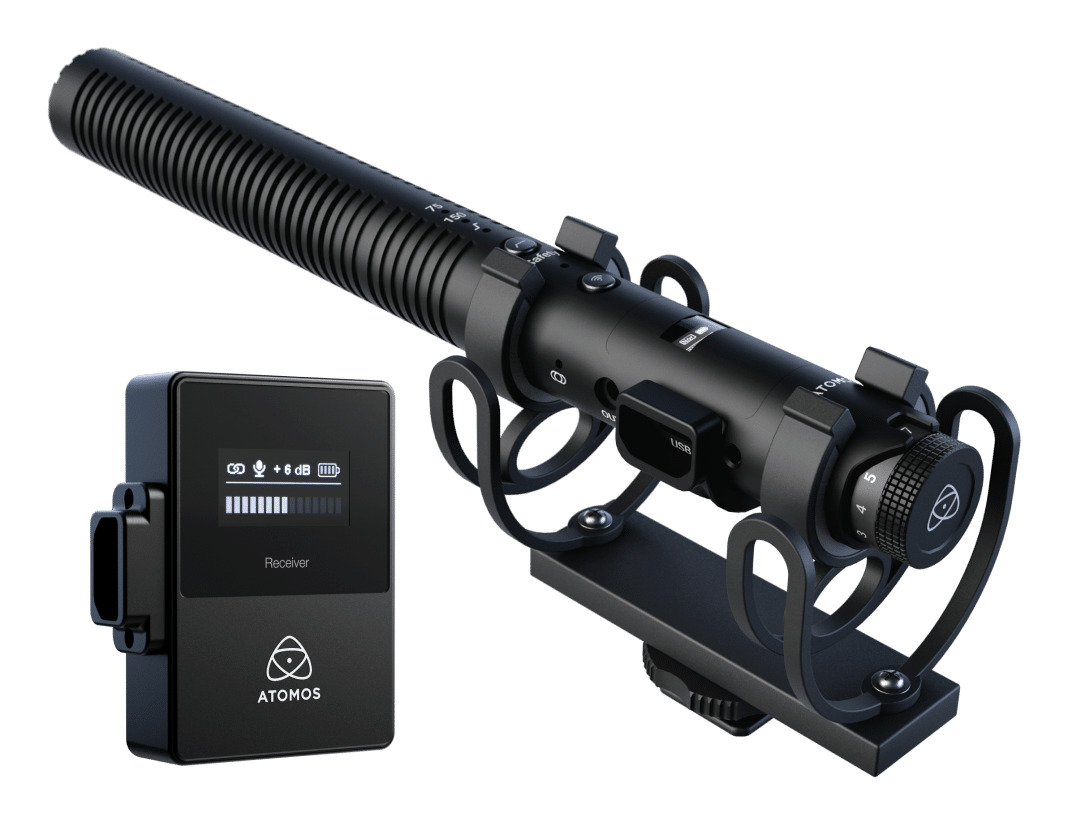 Atomos StudioSonic Shotgun Black Studio microphone
