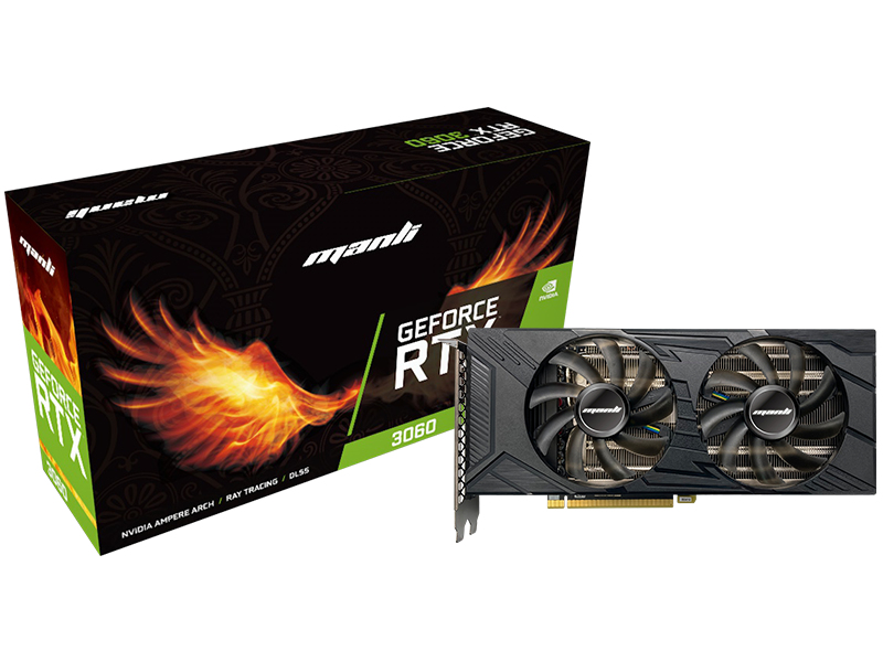 Image of Manli N63030600M25210 graphics card NVIDIA GeForce RTX 3060 12 GB...