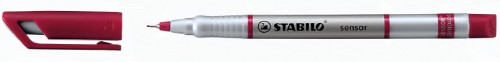 STABILO Sensor fineliner Red 10 pc(s)
