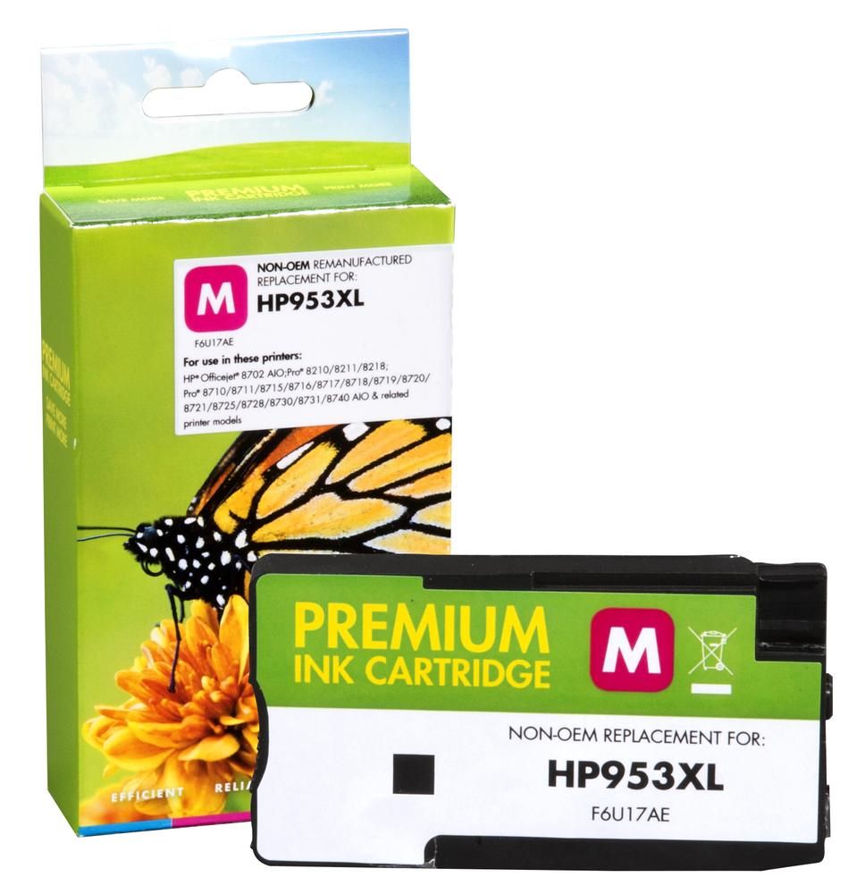 Refilled HP 953XL Magenta Ink Cartridge