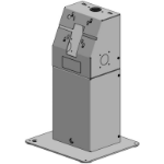 Ergonomic Solutions Kiosk counter mounted -BLACK-