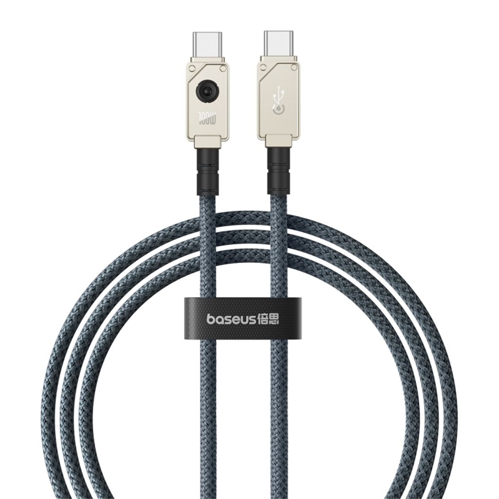 Baseus EU Product - Fast charging cable USB-C to USB-C  100W  480mbps  1m - White