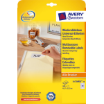 Avery L4736REV-10 printer label White