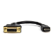 Rocstor Y10A171-B1 video cable adapter 7.99" (0.203 m) HDMI Type A (Standard) DVI-D Black