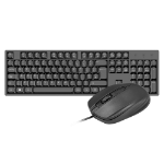VIDA OFFICE 2IN1 USB KIT keyboard Mouse included Home/Office QWERTY UK English Black