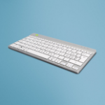 R-Go Tools Ergonomic keyboard R-Go Compact Break, compact keyboard with break software, QWERTZ (CH), Bluetooth, white