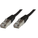 Microconnect STP60025S networking cable Black 0.25 m Cat6 F/UTP (FTP)