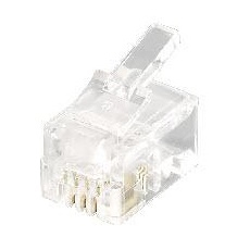 Image of Equip Telephone Plug, RJ11, 4P4C
