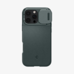 Spigen Optik Armor (MagFit) mobiele telefoon behuizingen 16 cm (6.3") Hoes Groen