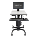 Ergotron WorkFit-C, Single LD Sit-Stand Workstation Black, Grey Multimedia cart