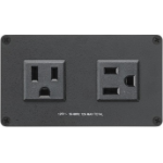 Extron AC 102 JP outlet box NEMA 5-15R Black