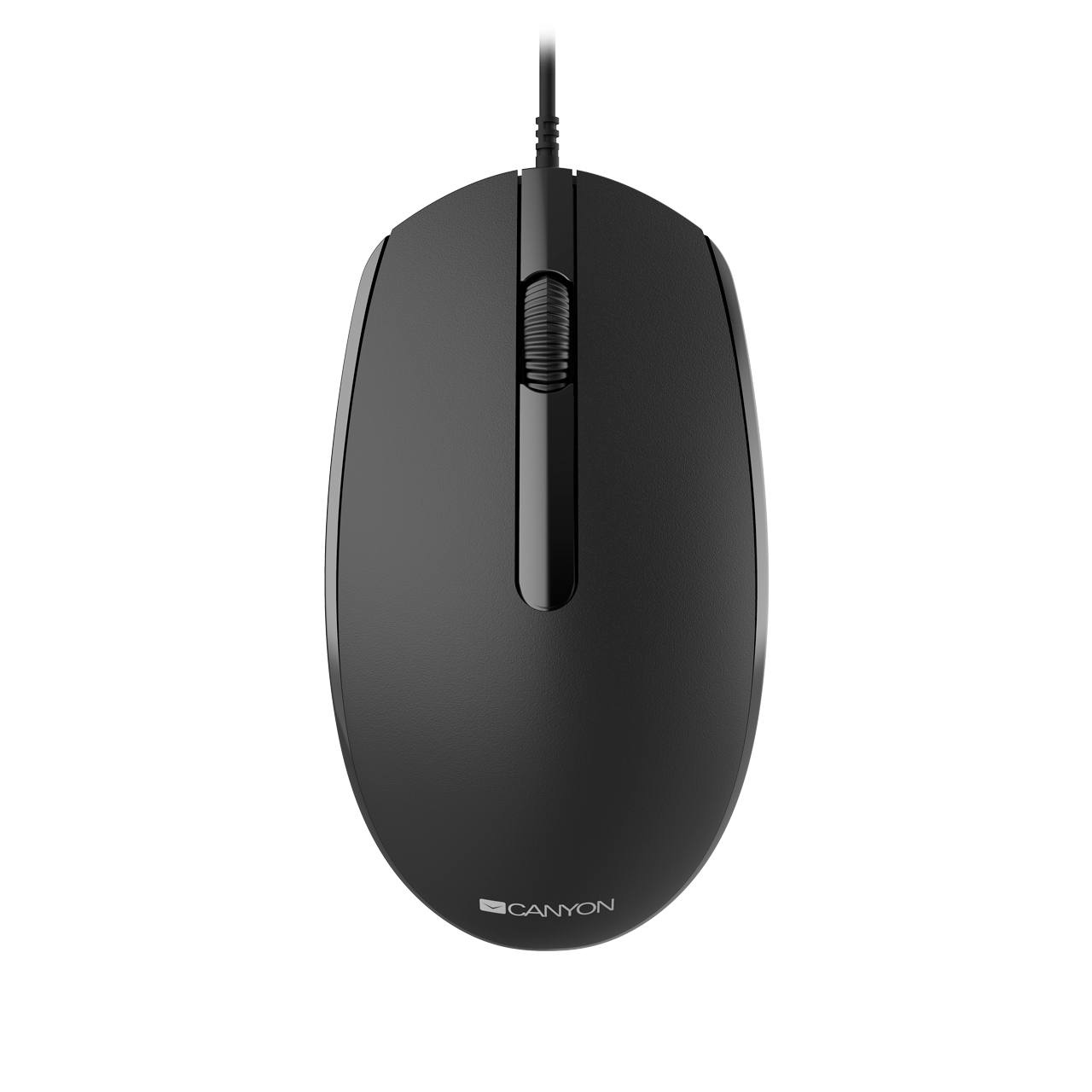 CNE-CMS10B CANYON Wired Mouse With a Smooth Sliding Effect Black