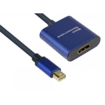 Alcasa MDP-HDMI2 video cable adapter 0.2 m Mini DisplayPort HDMI Black, Blue