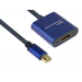 Alcasa MDP-HDMI2 video cable adapter 0.2 m Mini DisplayPort HDMI Black, Blue