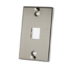 Legrand 403STJ1WP wall plate/switch cover Stainless steel