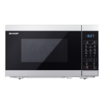 Sharp YC-MG02U-S microwave Countertop Grill microwave 20 L 800 W Black, Silver