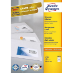 Avery 3653 self-adhesive label Rectangle Permanent White 1400 pc(s)