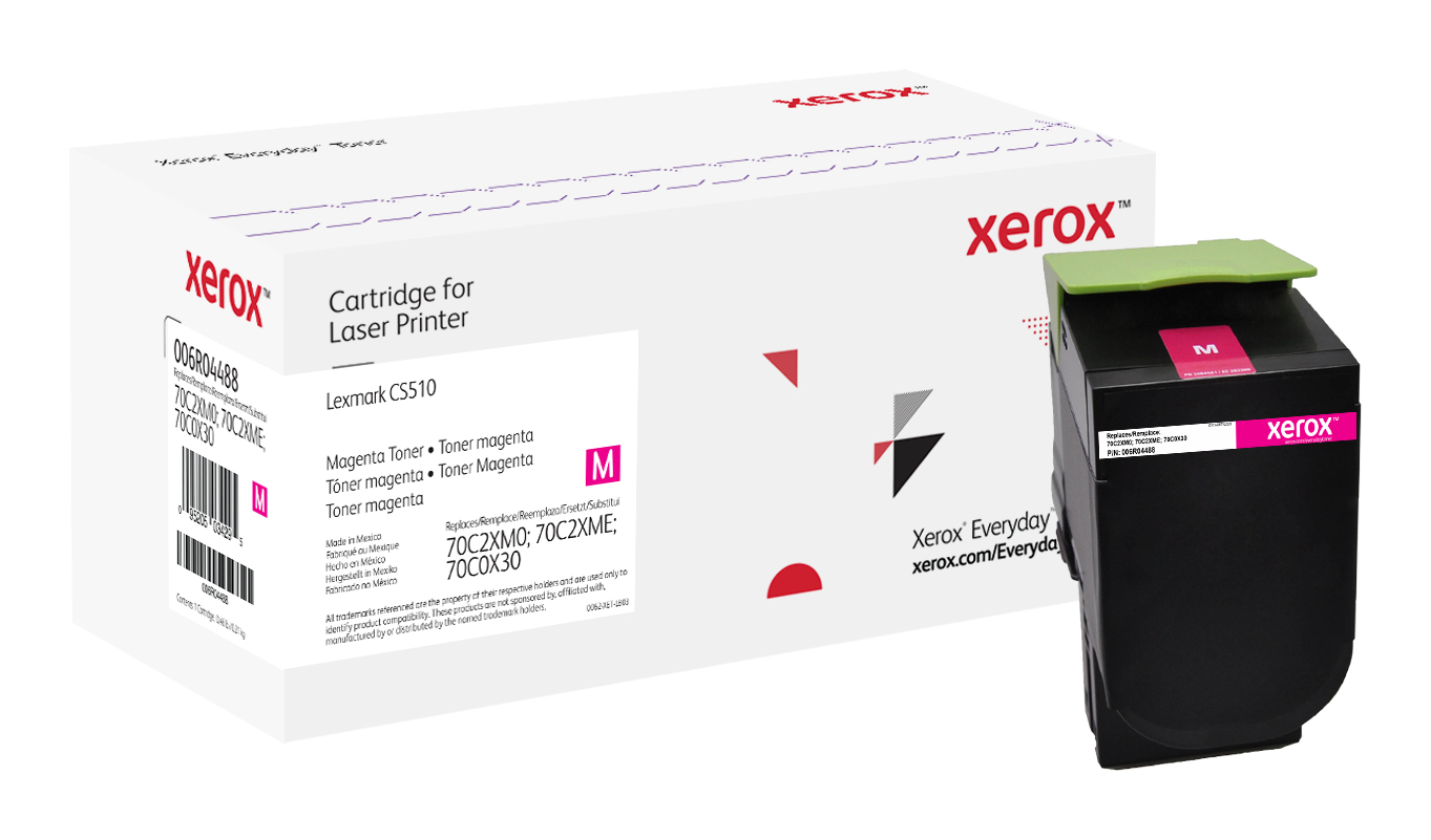 Xerox 006R04488 Toner-kit magenta, 4K pages (replaces Lexmark 702XM) for Lexmark CS 510