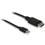 DeLOCK mini DP/DP 1.2 2 m Mini DisplayPort DisplayPort Black  Chert Nigeria