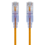 Monoprice SlimRun networking cable Yellow 35.4" (0.9 m) Cat6a U/UTP (UTP)