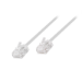 LogiLink CQ3021U networking cable White 0.5 m Cat6a U/UTP (UTP)