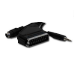 Gembird 10m, Scart/S-Video,3.5mm, M/M SCART (21-pin) S-Video (4-pin) + 3.5mm Zwart