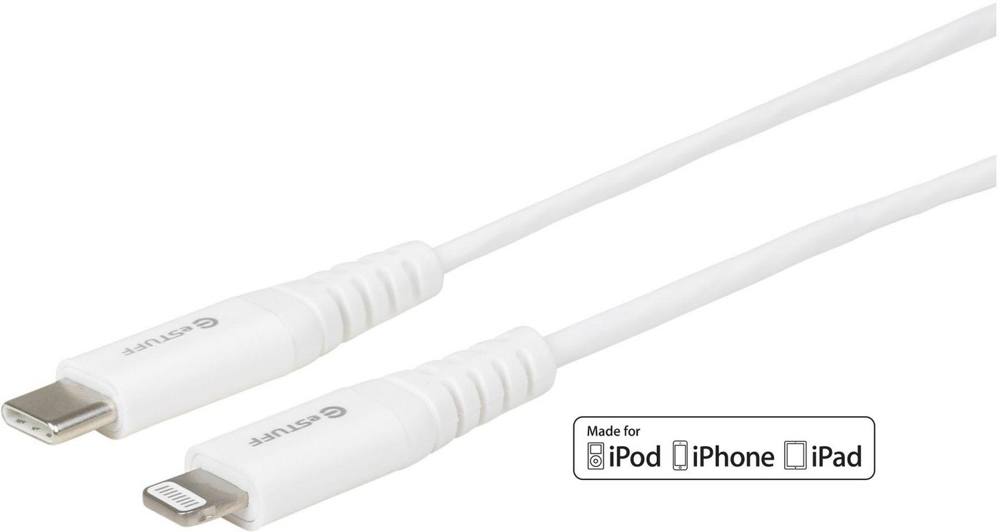 Image of eSTUFF ES602201 lightning cable 2 m White