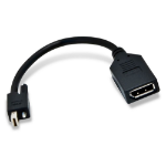 Matrox CAB-MDP-DPF DisplayPort cable 0.2 m Mini DisplayPort Black