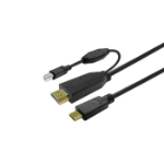 Vivolink PROUSBCHDMIUSBB10 USB cable USB 3.2 Gen 1 (3.1 Gen 1) 10 m USB C Black