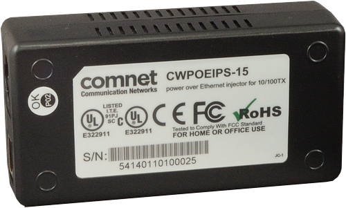 ComNet CWPOEIPS-15 power adapter/inverter Indoor 15 W Black