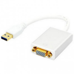 Techly IDATA-USB3-SVGA USB grafische adapter 1920 x 1080 Pixels Wit