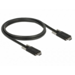 DeLOCK 83720 USB-kabel USB 3.2 Gen 2 (3.1 Gen 2) 1 m USB C Zwart