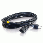C2G 25ft Universal 18 AWG Power Cord (IEC320C13 -> NEMA 5-15P) Black 299.2" (7.6 m)