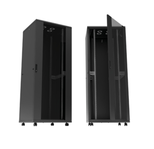 LogiLink D42S81B rack cabinet 42U Freestanding rack Black