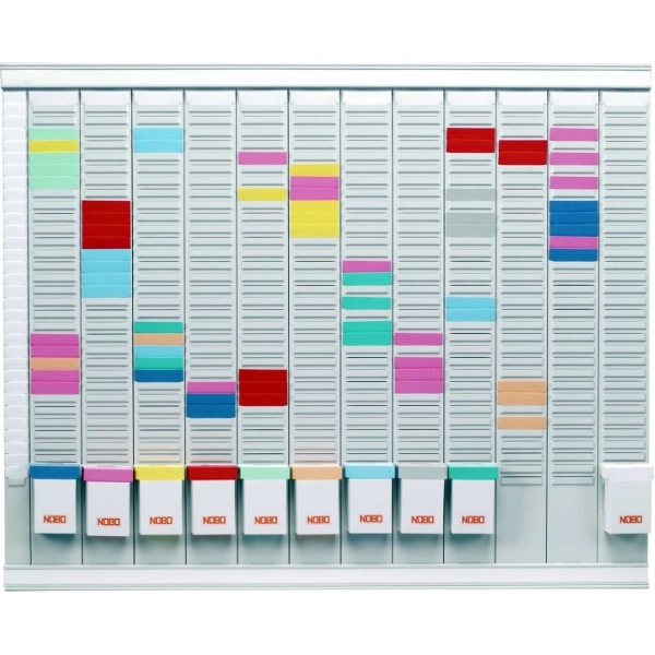 Image of Nobo T-Card Planning Kit - 12 Month Planner