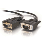 C2G 2m DB9 RS232 M/F Extension Cable - Black