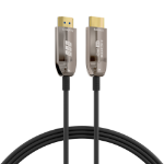 EFB Elektronik HDMI-21-00007 HDMI kabel 20 m HDMI Type A (Standaard) Zwart, Roestvrijstaal