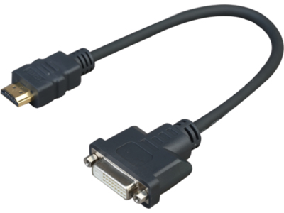 Image of Vivolink PROHDMIADAPDVI video cable adapter 0.2 m HDMI DVI-D Black