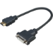 Vivolink PROHDMIADAPDVI video cable adapter 0.2 m HDMI DVI-D Black