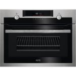 AEG 8000 Series Built-In Combination Microwave Oven with Grill - Stainless Steel