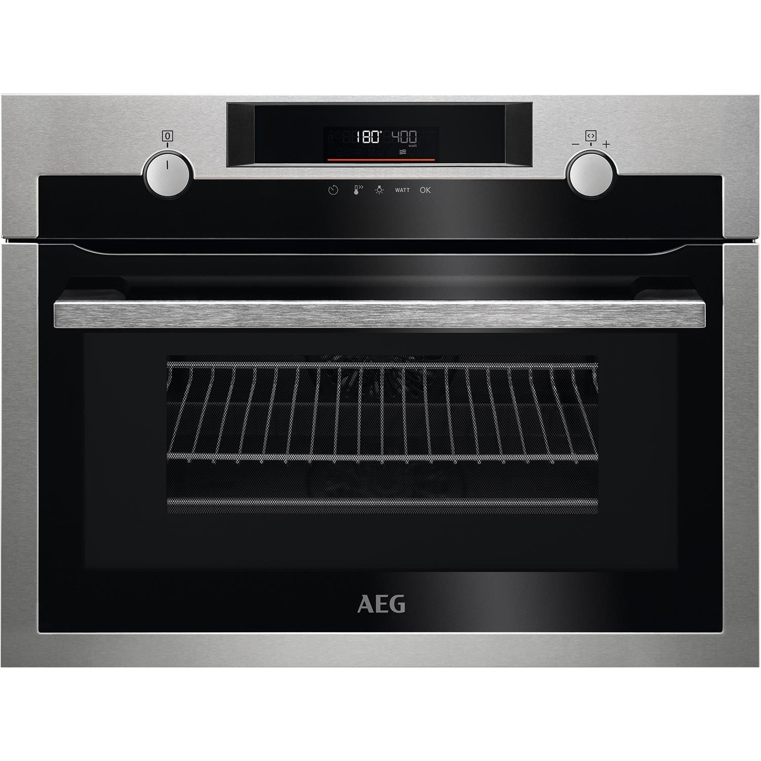 Photos - Other for Computer AEG Built In Combination Microwave Oven with Grill - Stainless Steel KME56 